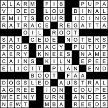 crossword solution